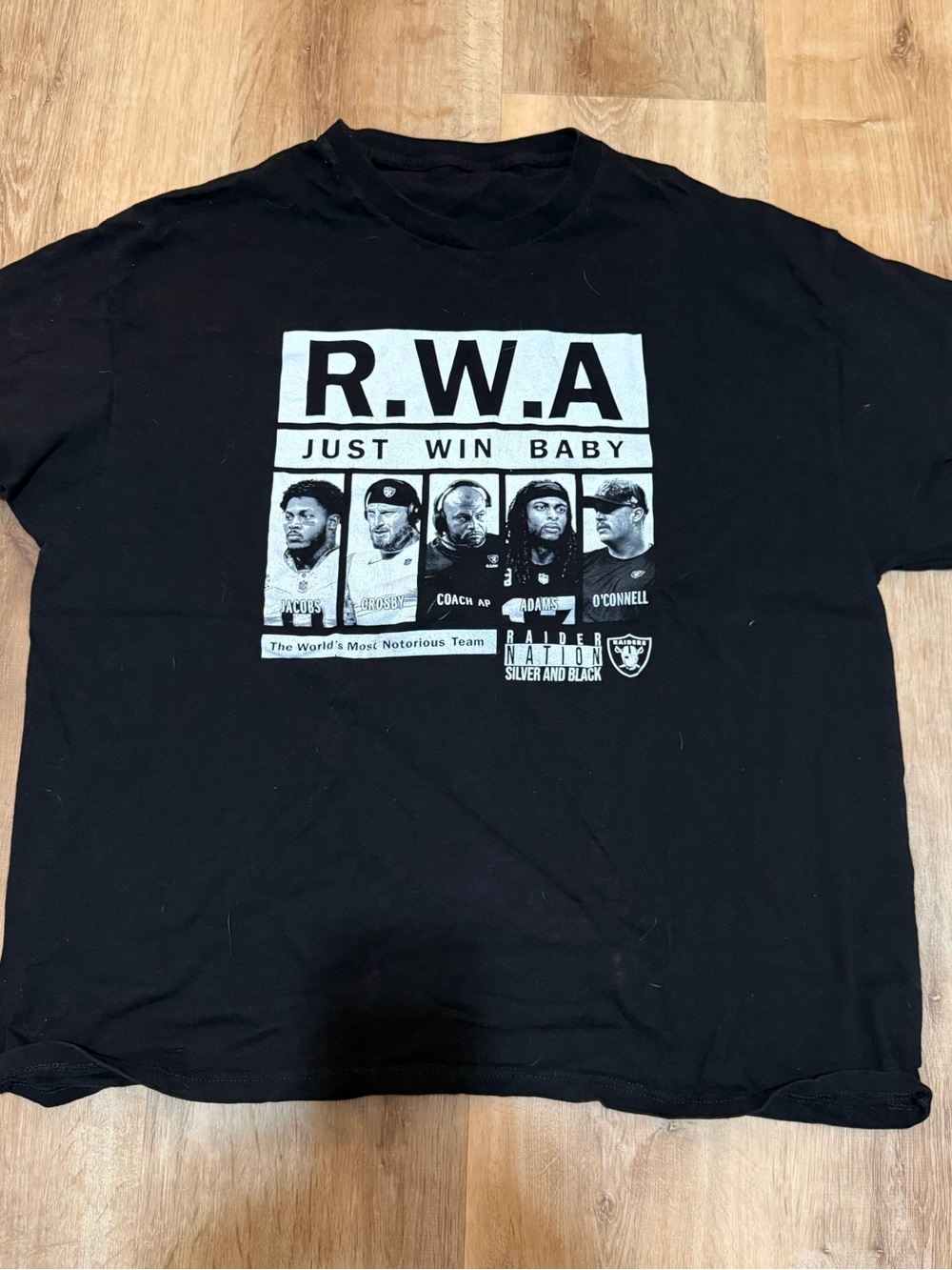Raider Nation - RWA Raiders With Attitude 2XL T-Shirt - Picture 2 of 4